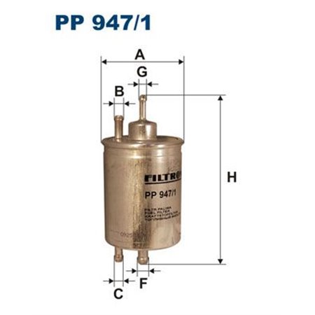 PP 947/1 Топливный фильтр FILTRON