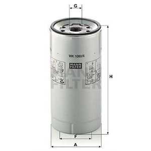 WK 1080/6 x Fuel Filter MANN-FILTER - Top1autovaruosad
