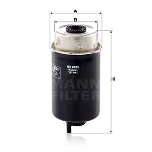 WK 8038 Топливный фильтр MANN FILTER      - Top1autovaruosad
