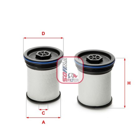 S 6047 NE Fuel Filter SOFIMA