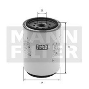 WK 1176 X  Fuel filter MANN FILTER 