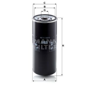 WDK 11 102/13 MANN FILTER Kütusefilter     