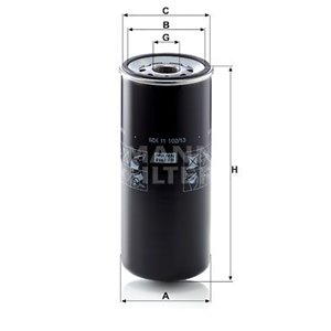 WDK 11 102 13  Fuel filter MANN FILTER  - Top1autovaruosad