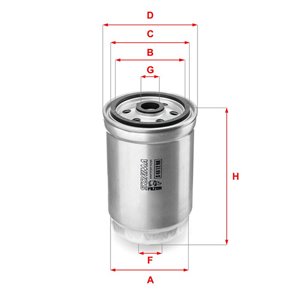 S4012NR  Fuel filter SOFIMA 