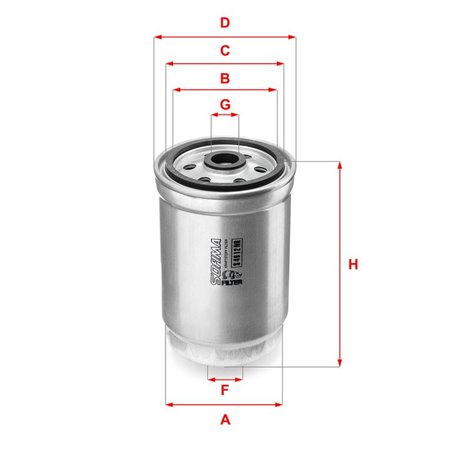 S 4012 NR Fuel Filter SOFIMA