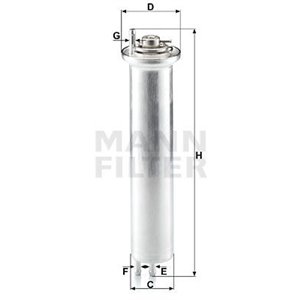 WK 532  Fuel filter MANN FILTER  - Top1autovaruosad