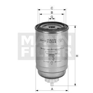 WK 9029  Fuel filter MANN FILTER 