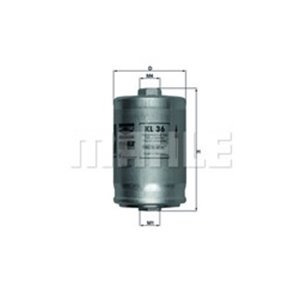 KL 36 Fuel Filter KNECHT - Top1autovaruosad