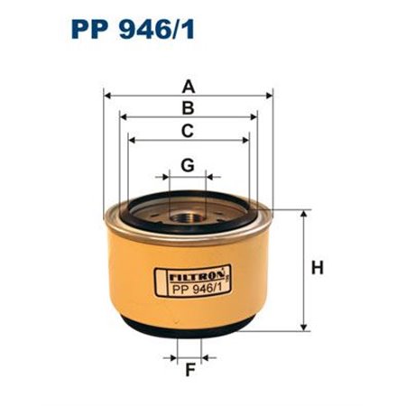 PP 946/1 Fuel Filter FILTRON