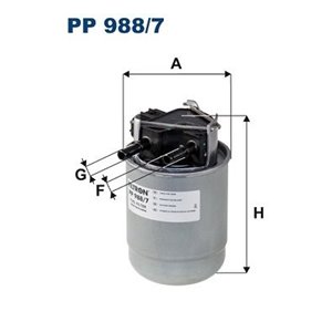 PP 988 7 Polttoainesuodatin FILTRON  - Top1autovaruosad