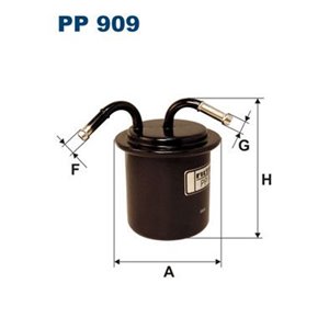PP 909 Топливный фильтр FILTRON     