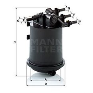 WK 939/1 Fuel Filter MANN-FILTER - Top1autovaruosad