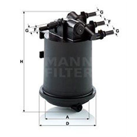 WK 939/1  Fuel filter MANN FILTER 