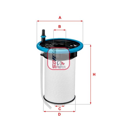 S 6052 NE Fuel Filter SOFIMA