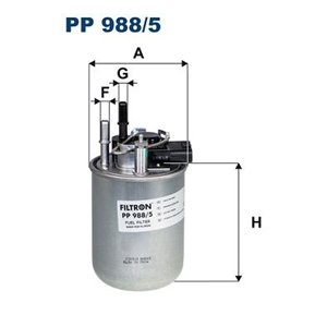 PP 988/5 Kütusefilter FILTRON - Top1autovaruosad