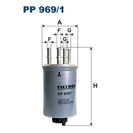 PP 969/1  Fuel filter FILTRON 