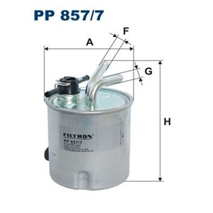 PP 857/7 FILTRON Kütusefilter     