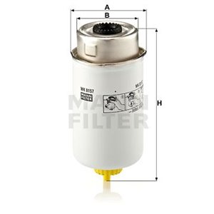 WK 8157  Fuel filter MANN FILTER 