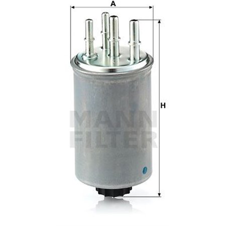 WK 829/4  Fuel filter MANN FILTER 