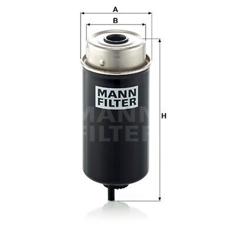 WK 8172 Топливный фильтр MANN-FILTER