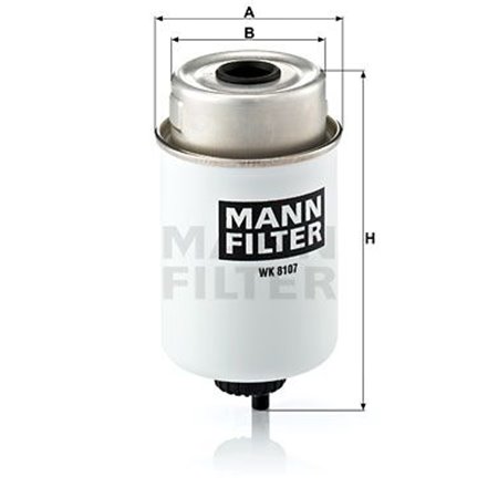 WK 8107 Fuel Filter MANN-FILTER