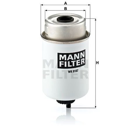 WK 8107 Kütusefilter MANN-FILTER