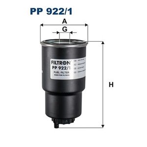 PP 922/1 Kütusefilter FILTRON - Top1autovaruosad