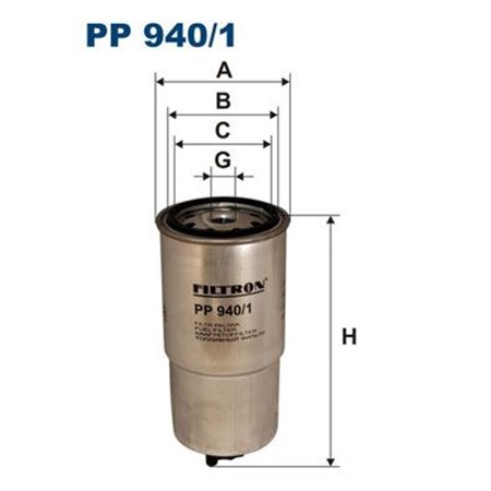PP 940/1 Kütusefilter FILTRON