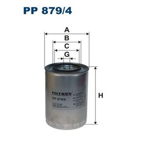 PP 879/4 Fuel Filter FILTRON - Top1autovaruosad