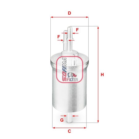 S 1840 B Fuel Filter SOFIMA