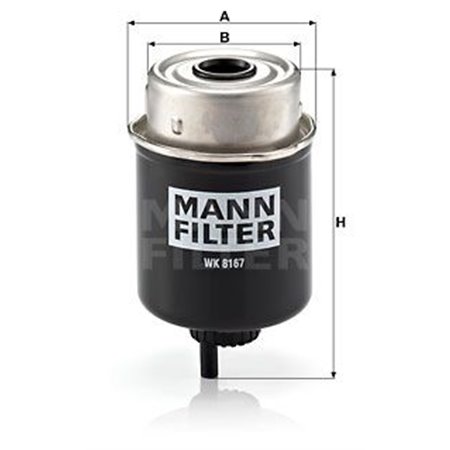 WK 8167 Топливный фильтр MANN-FILTER