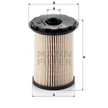 PU 731 x Fuel Filter MANN-FILTER