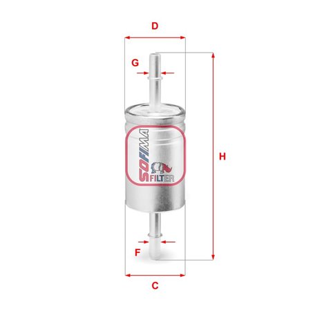 S 3740 B Kütusefilter SOFIMA