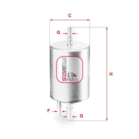 S 1831 B Kütusefilter SOFIMA