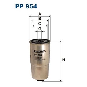 PP 954 Топливный фильтр FILTRON - Top1autovaruosad
