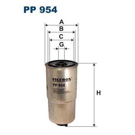 PP 954 Kütusefilter FILTRON