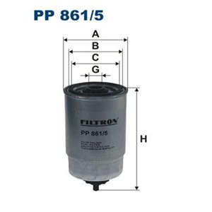 PP 861/5 Fuel Filter FILTRON - Top1autovaruosad