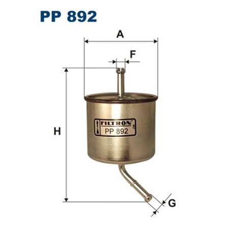 PP 892 Bränslefilter FILTRON