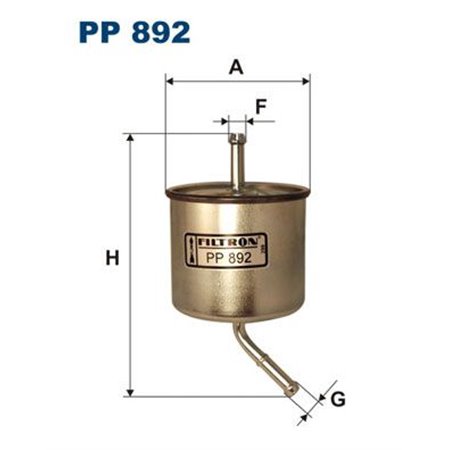 PP 892 Топливный фильтр FILTRON     