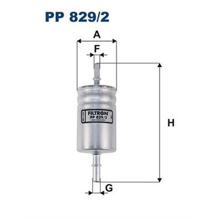 PP 829/2 Топливный фильтр FILTRON