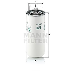 WK 962/7  Fuel filter MANN FILTER 