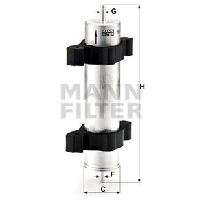 WK 521/2  Fuel filter MANN FILTER 
