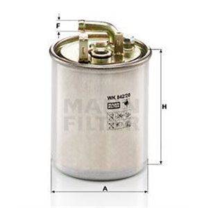 WK 842/20 Fuel Filter MANN-FILTER - Top1autovaruosad