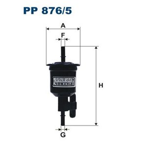 PP 876/5 Топливный фильтр FILTRON     