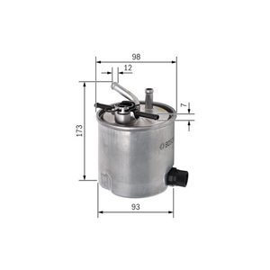 F 026 402 059 BOSCH Kütusefilter     