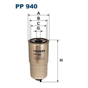 PP 940 Топливный фильтр FILTRON     