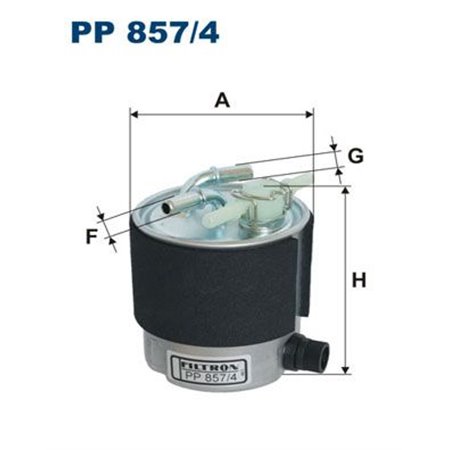 PP 857/4 Топливный фильтр FILTRON     