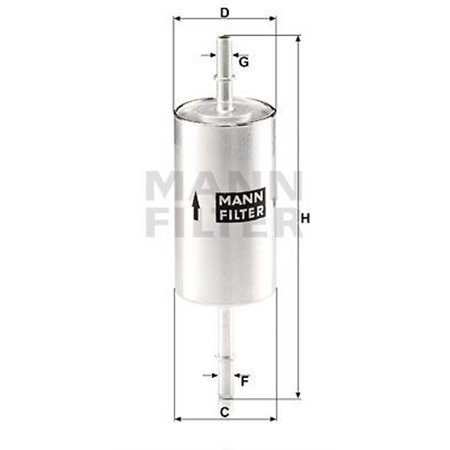 WK 512/1 Fuel Filter MANN-FILTER