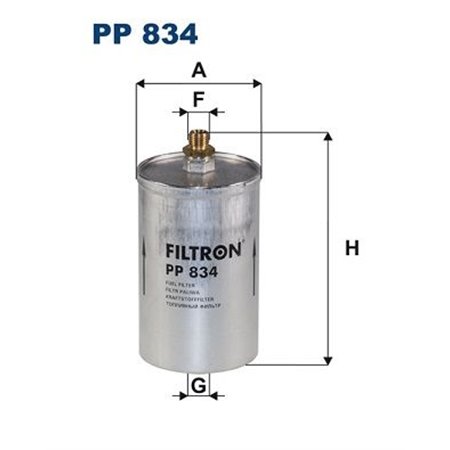 PP 834 FILTRON Polttoainesuodatin 