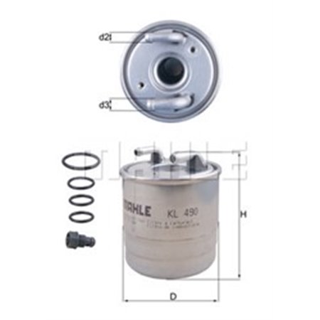 KL 490D Fuel Filter KNECHT